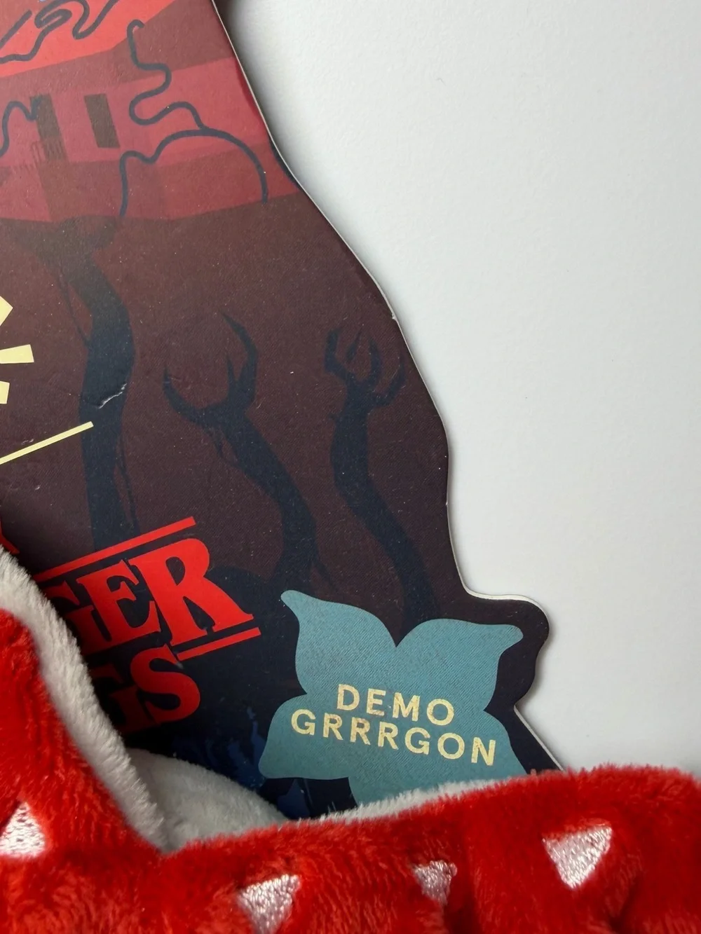 BARK Stranger Things Demogorgon Red Monster Plush Squeak Dog Toy - NWT